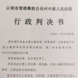石场维权坎坷不断，行政诉讼屡遇“悬梯”